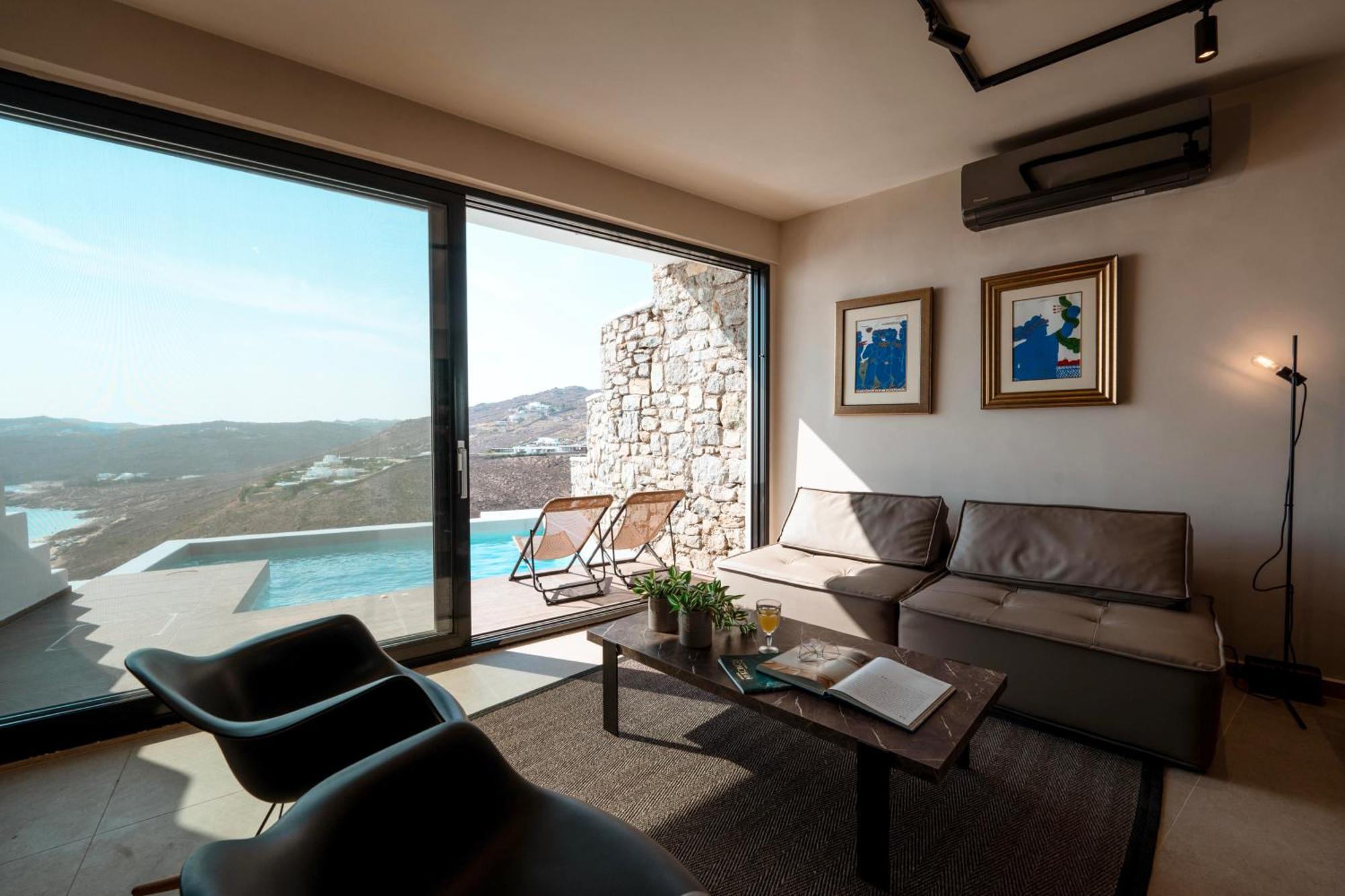 Luxury House With Private Pool At Elia Beach Mykonos Town Buitenkant foto