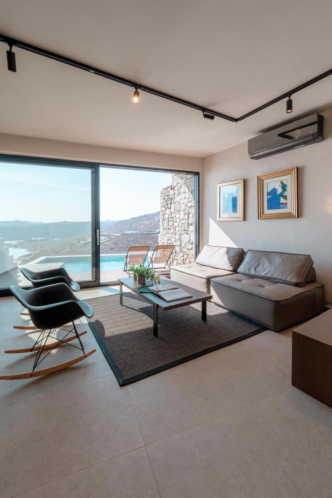 Luxury House With Private Pool At Elia Beach Mykonos Town Buitenkant foto