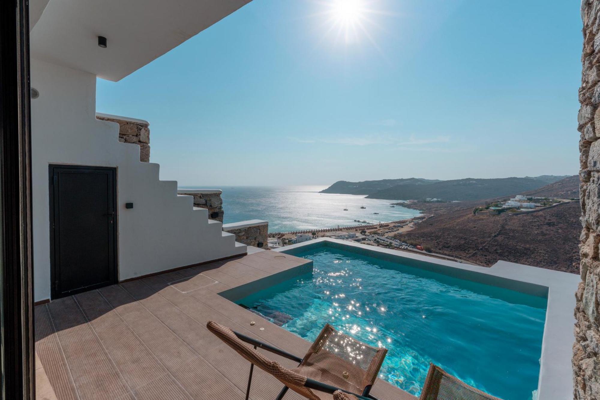 Luxury House With Private Pool At Elia Beach Mykonos Town Buitenkant foto
