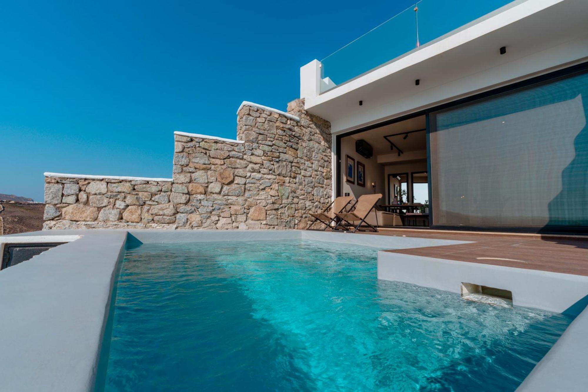 Luxury House With Private Pool At Elia Beach Mykonos Town Buitenkant foto