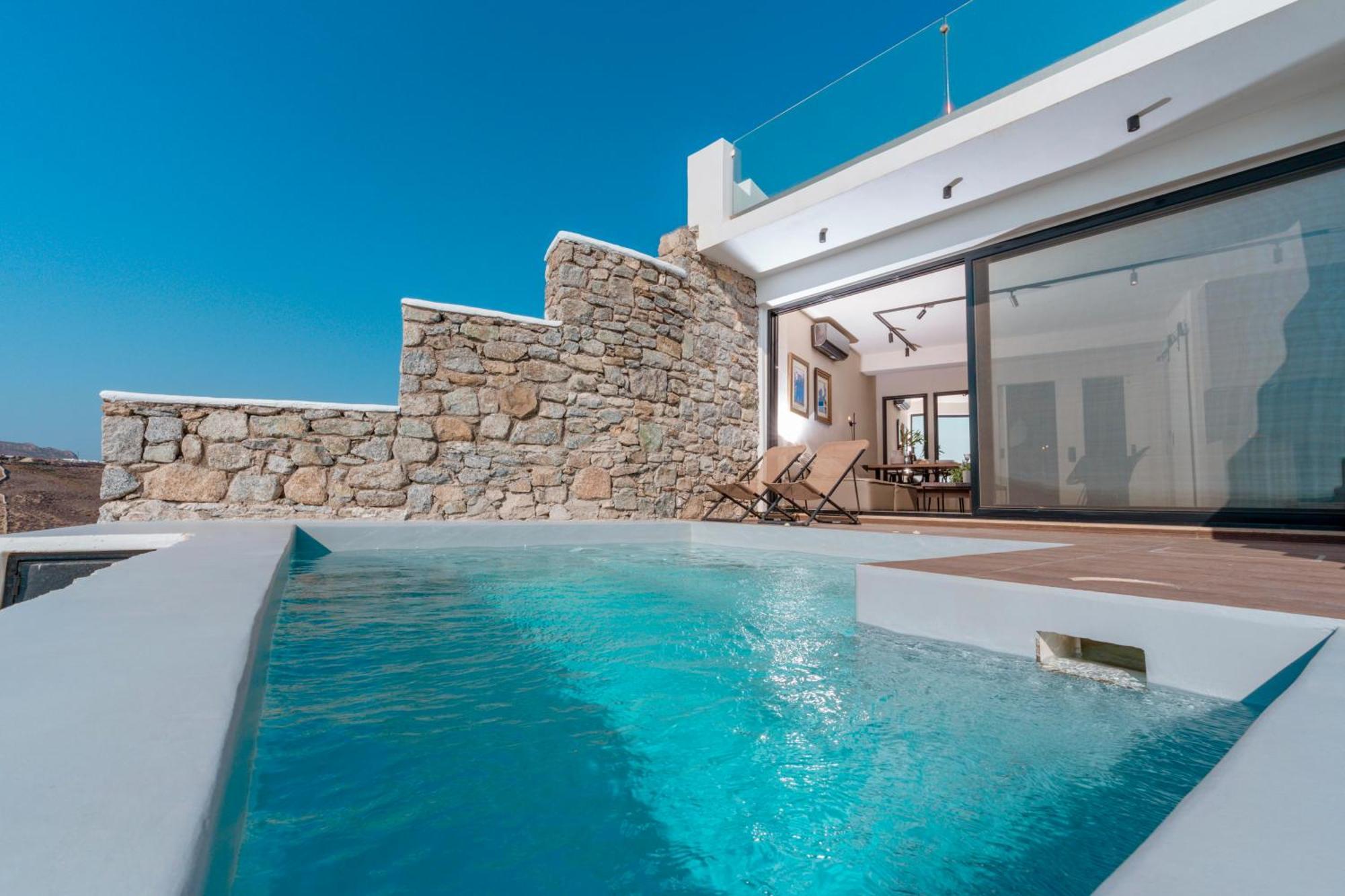 Luxury House With Private Pool At Elia Beach Mykonos Town Buitenkant foto